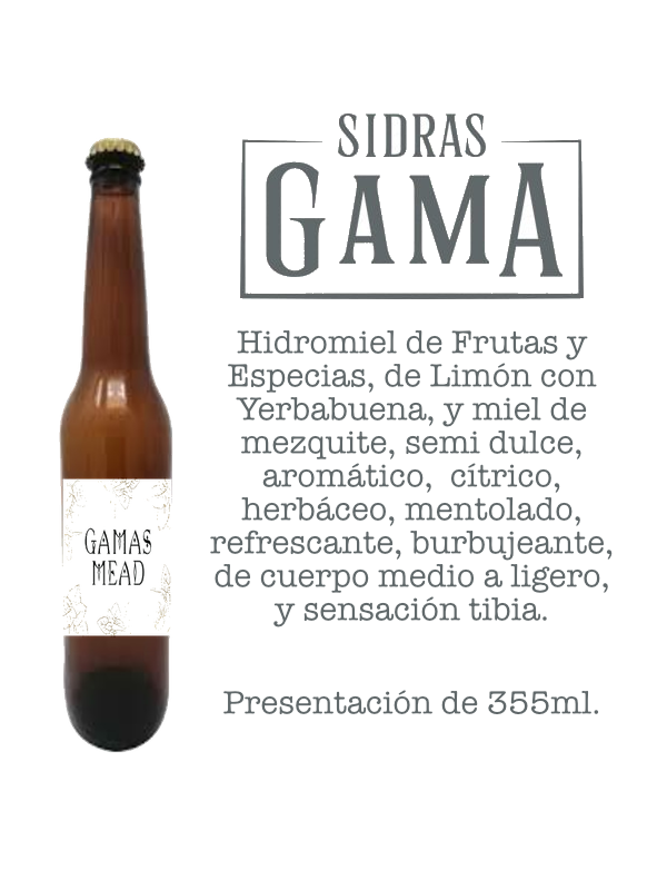 Hidromiel de Frutas y Especias | Sidras Gama | EcoTianguis Patria